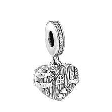 Load image into Gallery viewer, The Unity – Hearts Locked Together Dangle Charm