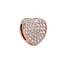 Load image into Gallery viewer, The Spark – Pavé Heart Clip Charm