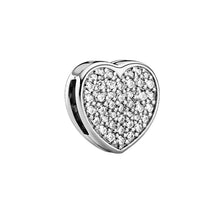 Load image into Gallery viewer, The Spark – Pavé Heart Clip Charm