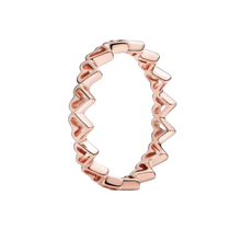 Load image into Gallery viewer, Hand Crafted Hearts Ring
