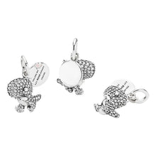 Load image into Gallery viewer, The Frostbite – Ice Dinosaur Dangle Charm
