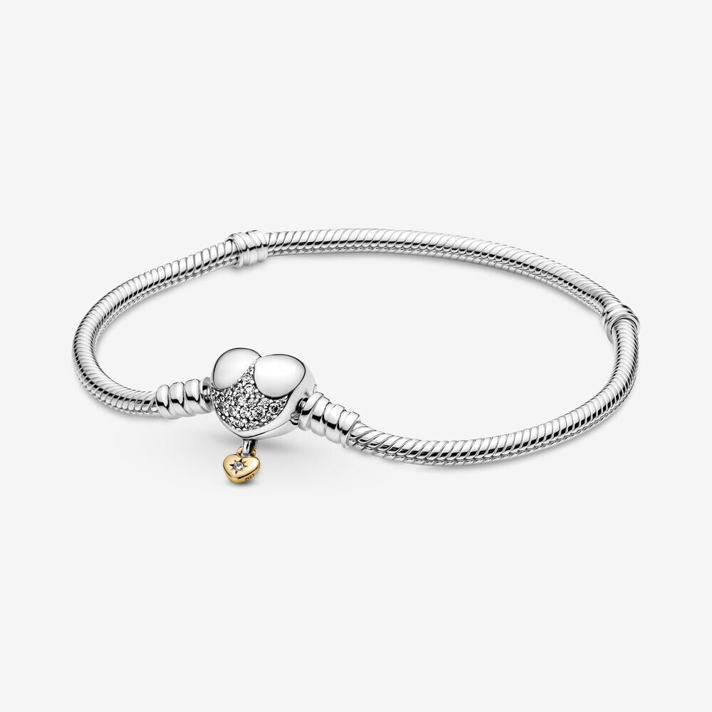 The Royal Heart – Disney Princess Heart Snake Chain Bracelet